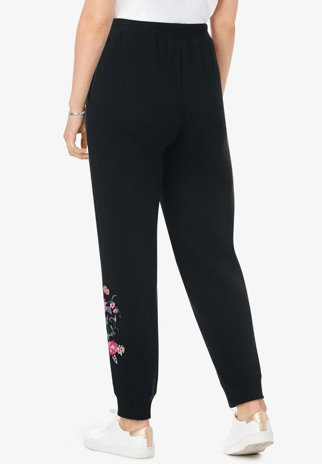 Woman Within Plus Size Better Fleece Jogger Sweatpant