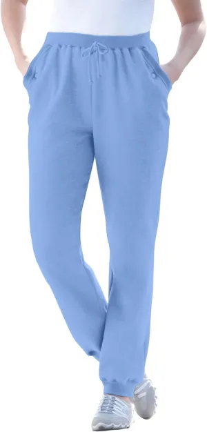 Woman Within Plus Size Better Fleece Jogger Sweatpant