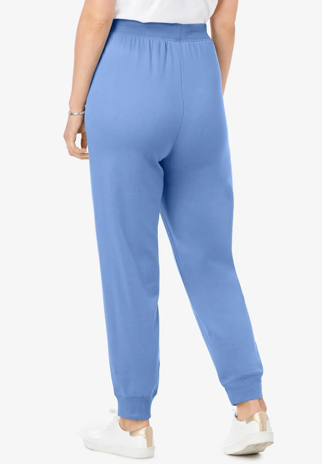 Woman Within Plus Size Better Fleece Jogger Sweatpant