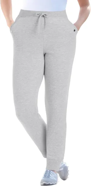 Woman Within Plus Size Tall Better Fleece Jogger Sweatpant