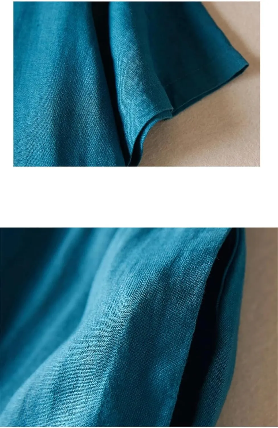 Women Solid Short Sleeve Dress Office Lady Casual Loose A-Line Midi Holiday Beach Dress