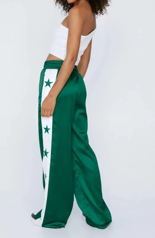 Women Y2K Star Print Sweatpants Low Waist Baggy Pants Straight Wide Leg Loose Jogger Trousers Hip Hop Pant Streetwear