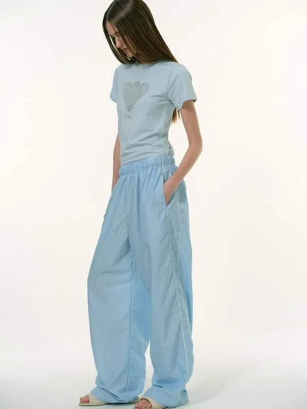 Women Y2K Star Print Sweatpants Low Waist Baggy Pants Straight Wide Leg Loose Jogger Trousers Hip Hop Pant Streetwear