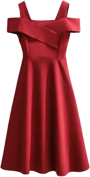 Women's Fashion O-Neck Dress Slim Dress Summer Comfortable Sleeveless Dresses
