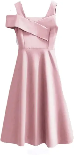 Women's Fashion O-Neck Dress Slim Dress Summer Comfortable Sleeveless Dresses