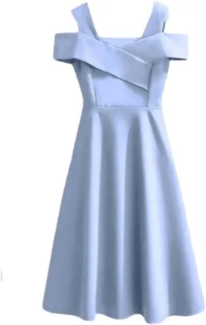 Women's Fashion O-Neck Dress Slim Dress Summer Comfortable Sleeveless Dresses