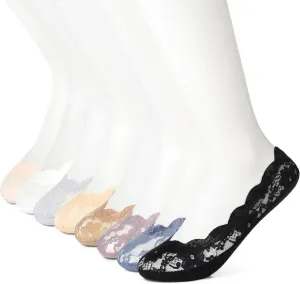 Women's No Show Socks - Comfortable Low Cut, Lace Breathable Invisible And Sexy Cute Socks