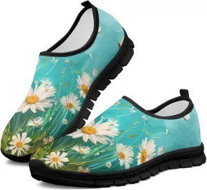 Womens Tennis Shoes Slip On Sneakers Casual Walking Athletic Shoes Breathable Shoes Lightweight Daily Loafers