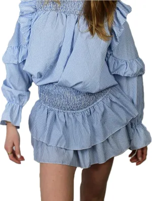 Women's Y2k Ruffle Fairy Skirt Floral Striped Gingham Flowy Mini Skirt Stretchy Waist Layered Pleated Short Skirts